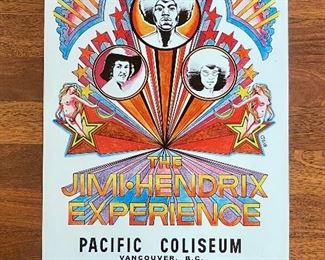 Jimi Hendrix Experience Poster In Vancouver  