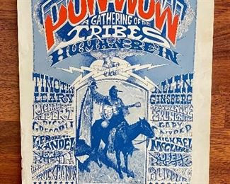 1967 Human Be In Concert Poster From The Golden Gate Park 