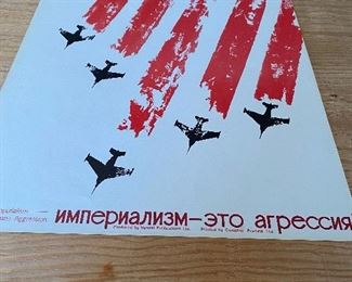 Imperialism Means Aggression Poster 