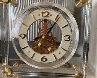 Seiko skeleton mantle clock- WORKS!