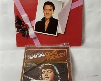Vintage Elvis Presley Records and Promotional Booklets