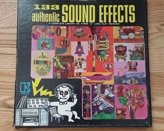 Three record set of sound effect