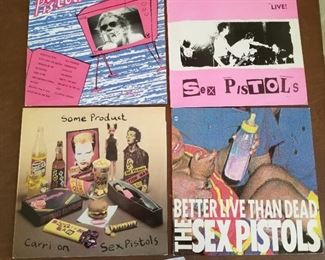 Vintage Sex Pistol Albums