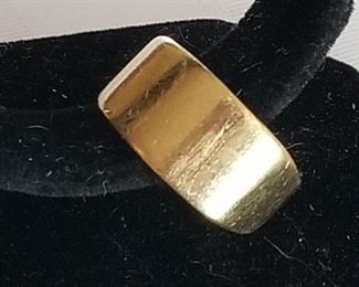 Heavy 14k gold rink with Noel's initials inside