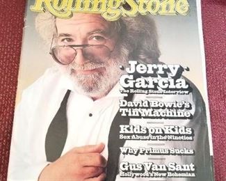 Vintage Rolling Stone magazines