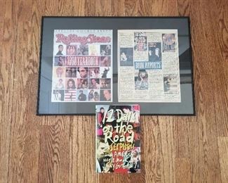 12 days on the road with Sex Pistols written by Noel Monk with Rolling Stone Mag article on the book