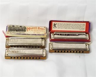 Vintage German Harmonicas