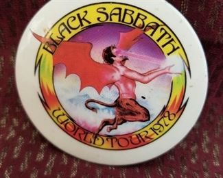 Black Sabbath Vintage Pin