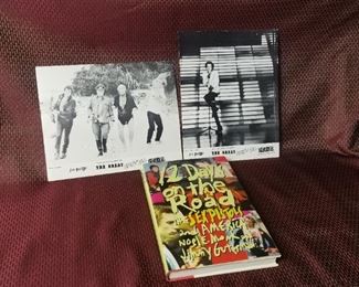 The sex Pistols promo photos and Book written on the Sex Pistols by Noel Monk and Jimmy Guterman.  This lot has a copy signed by Jimmy Guterman.