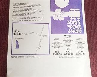 Wood stock flyer (original)