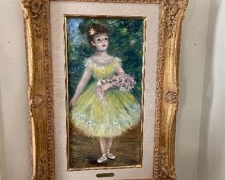Cherry Jaffe Huldah painting of Ballerina