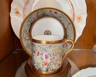 Ancienne Manufacture Royal Limoges Demitasse Cup and Saucer