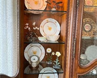 Herend Chinese Bouquet Yellow Dinner Plates