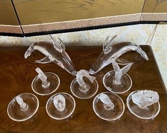 Collection of Lalique Ring Dishes