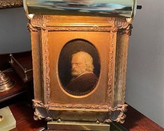 Portrait of Man with Light Stand