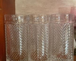 Ralph Lauren "Herringbone" Highball Glasses