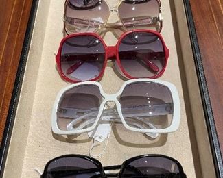 Sunglasses by Dunhill, Nina Ricci, Paola Belle, and Anne Klein