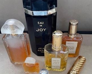 Lalique, Jean Patou, Givenchy, and Estée Lauder