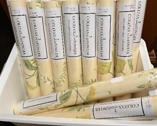 17 Rolls of Colefax and Fowler "Amelia" Wallpaper