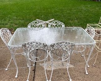 Woodard Patio Table and Chairs