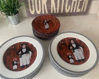 Williams Sonoma Guy Buffet Plates - Dinner and Salad