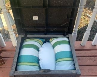 Set of 2 deck storage boxes
22 gallon each