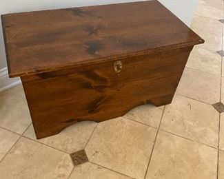 Vintage wood trunk from Door County, WI