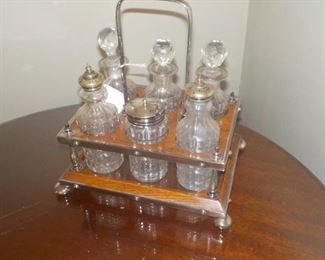 Antique cruet set