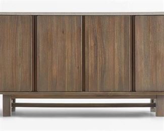  Caicos cement top  sideboard