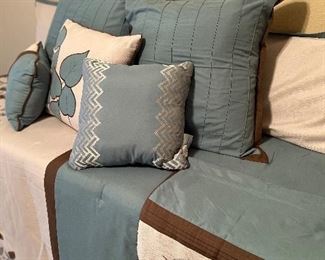 Bedding , linens, towels.