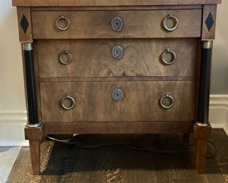 Chest of drawers. Measures 33.5" W x 19" D x 32" H. Photo 1 of 3.