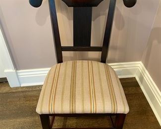 Set of 6 custom-upholstered Arhaus dining chairs. Photo 1 of 3.