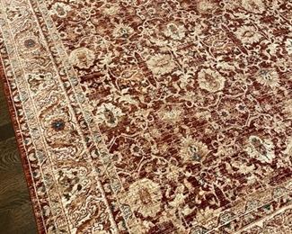 Ralph Lauren Warwick polyester pile rug in oxblood. Measures 7' 9" x 10'. Photo 1 of 3.