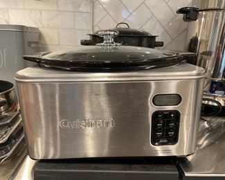 Cuisinart programmable slow cooker.