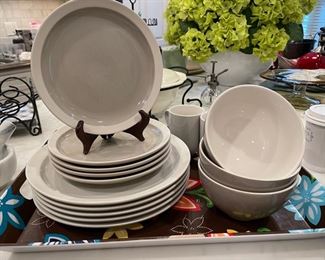 Crate & Barrel Graeden Dinnerware. Dinner, salad, pasta & mugs: complete chip-free service for 12.