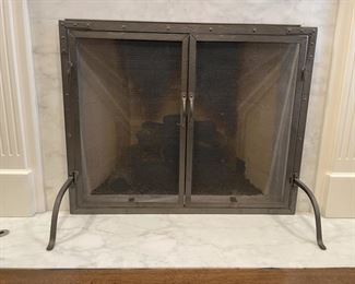 Fireplace screen. Measures 40" W x 32" H. Photo 1 of 2.
