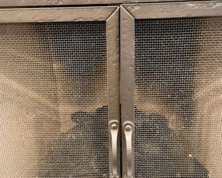 Fireplace screen. Measures 40" W x 32" H. Photo 2 of 2.