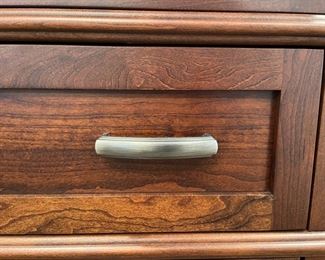 Amish-made 9-drawer bureau. Measures 62" W x 20" D x 41" H. Photo 2 of 2.