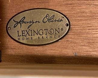 Louryn Olina Lexington bureau and mirror. Bureau measures 53" W x 18" D x 32" H. Mirror measures 45" x 38" H. Photo 6 of 6.