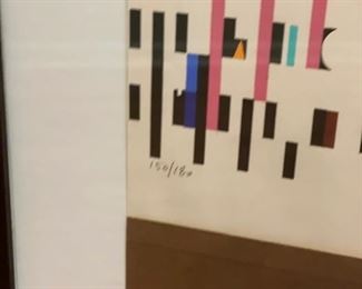 Yaacov Agam signed and numbered 150/180 Op Art. Photo 3 of 3.