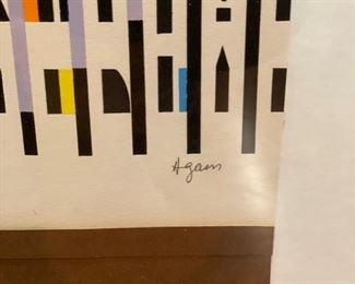 Yaacov Agam signed and numbered 150/180 Op Art. Photo 2 of 3.