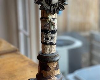 Pamela Adger 3-dimensions objects from the Messenger Series as featured in Architectural Digest magazine. Heights from smallest to largest: 10", 15" & 23". Photo 3 of 12.