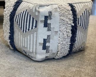 Pair of puff ottomans. Photo 1 of 2.