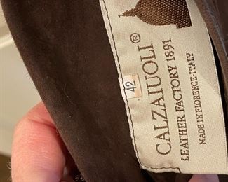 Calzaiuoli reversible suede/leather jacket. Size 42. Photo 2 of 2. .