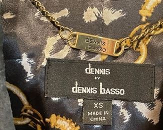 Blue Suede Jacket. Size XS. Dennis by Dennis Basso. Photo 1 of 2.