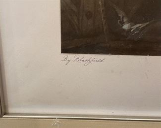 "Christmas Bells" signed by artist. Measures 34" x 45". Photo 2 of 3.