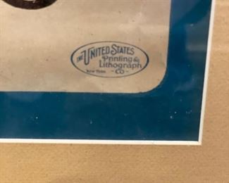 Framed "Joan of Arc Saved France" Poster by Haskell Coffin. Measures 40" x 50." Photo 2 of 3.