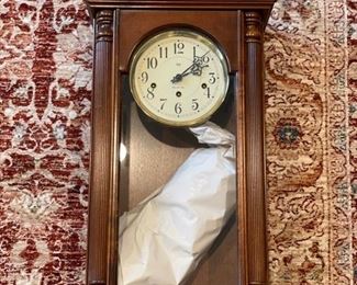 Sligh Franz Hertle Movement Wall Clock.