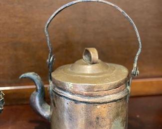 Copper Jug with Lid.