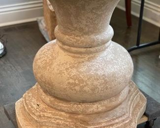 Composite pedestal table base for 48" - 60" table.